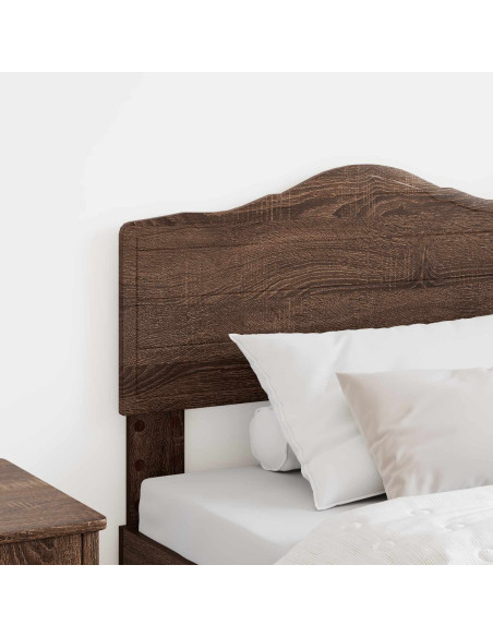 Testiera con testiera Rovere Marrone 100 cm Legno multistrato