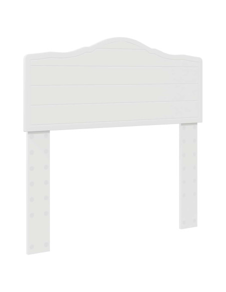 Testiera con testiera Bianco 90 cm Legno multistrato