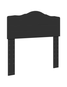 Testiera con testiera Rovere Nero 90 cm Legno multistrato 2