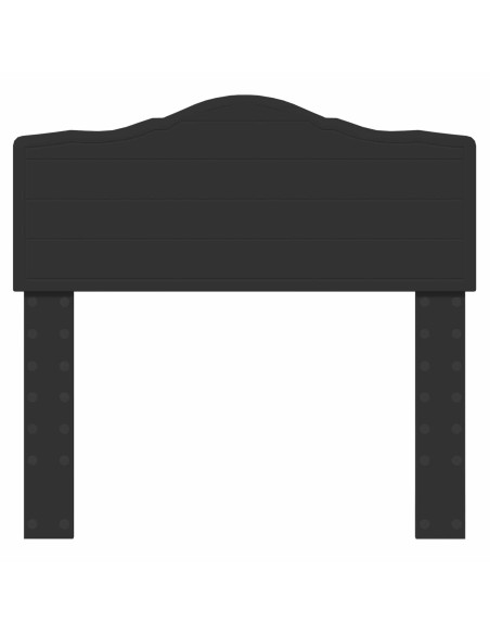 Testiera con testiera Rovere Nero 90 cm Legno multistrato