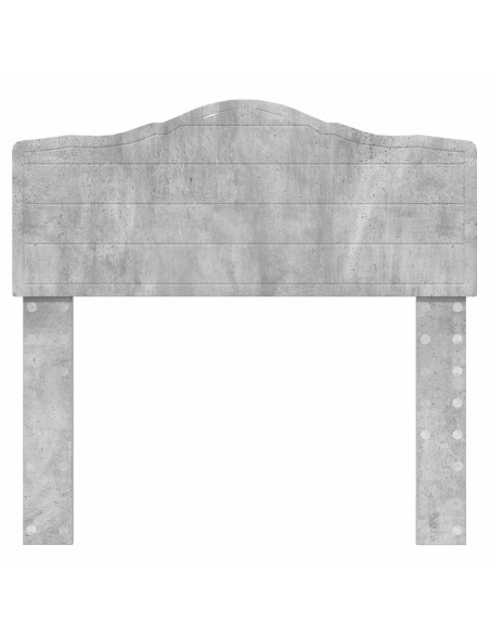 Testiera con testiera Grigio cemento 90 cm Legno multistrato