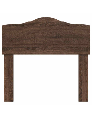 Testiera con testiera Rovere Marrone 90 cm Legno multistrato