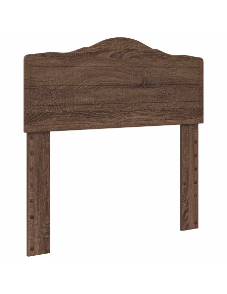 Testiera con testiera Rovere Marrone 80 cm Legno multistrato