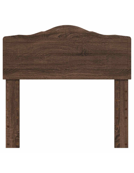 Testiera con testiera Rovere Marrone 80 cm Legno multistrato