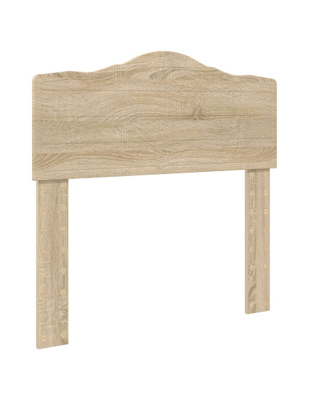 Testiera con testiera Rovere Sonoma 75 cm Legno multistrato