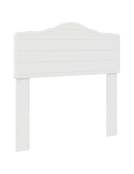 Testiera con testiera Bianco Lucido 75 cm Legno multistrato