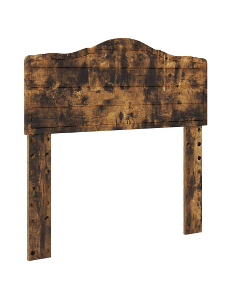 Testiera con testiera Rovere fumé 75 cm Legno multistrato