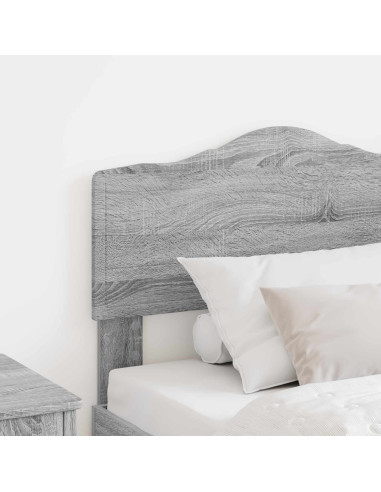 Testiera con testiera Grigio Sonoma 75 cm Legno multistrato