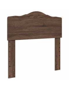 Testiera con testiera Rovere Marrone 75 cm Legno multistrato 2