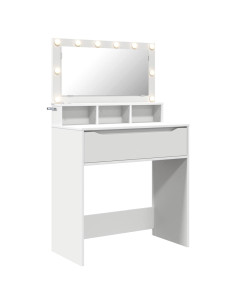 Tavoli da Trucco per Camera da Letto Bianco 80 x 39,6 x 135 cm 2