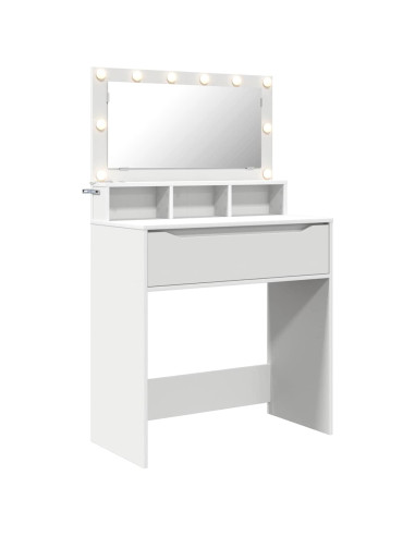 Tavoli da Trucco per Camera da Letto Bianco 80 x 39,6 x 135 cm
