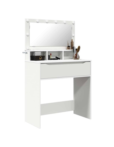 Tavoli da Trucco per Camera da Letto Bianco 80 x 39,6 x 135 cm