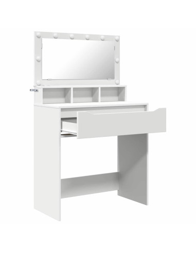 Tavoli da Trucco per Camera da Letto Bianco 80 x 39,6 x 135 cm