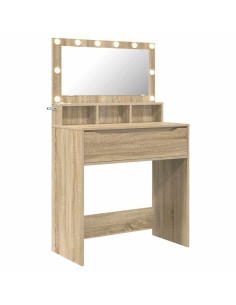 Tavoli da Trucco per Camera da Letto con cassetto Rovere Sonoma 2