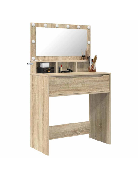 Tavoli da Trucco per Camera da Letto con cassetto Rovere Sonoma