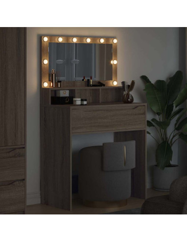 Tavoli da Trucco per Camera da Letto con cassetto Rovere Sonoma