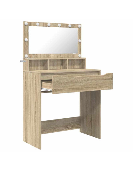 Tavoli da Trucco per Camera da Letto con cassetto Rovere Sonoma