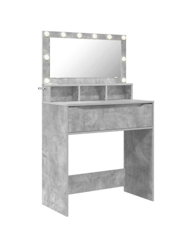 Tavoli da Trucco per Camera da Letto Grigio cemento
