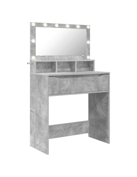 Tavoli da Trucco per Camera da Letto Grigio cemento
