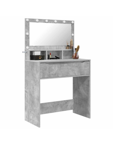Tavoli da Trucco per Camera da Letto Grigio cemento