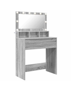 Tavoli da Trucco per Camera da Letto con cassetto Grigio Sonoma 2