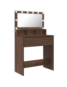 Tavoli da Trucco per Camera da Letto Rovere Marrone 2