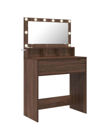 Tavoli da Trucco per Camera da Letto Rovere Marrone