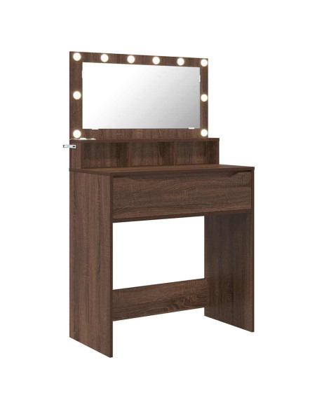 Tavoli da Trucco per Camera da Letto Rovere Marrone