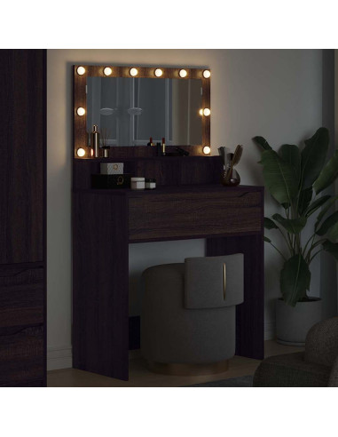Tavoli da Trucco per Camera da Letto Rovere Marrone