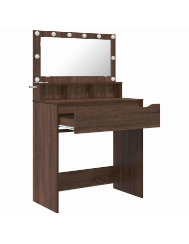 Tavoli da Trucco per Camera da Letto Rovere Marrone
