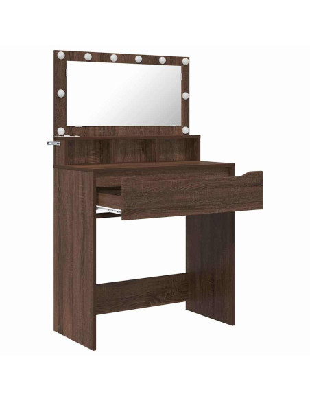 Tavoli da Trucco per Camera da Letto Rovere Marrone