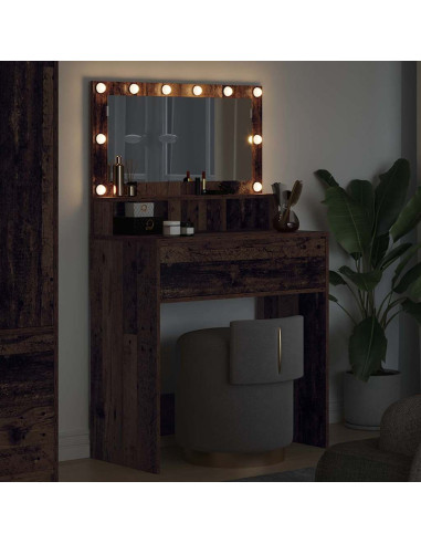 Tavoli da Trucco per Camera da Letto con cassetto Legno vecchio