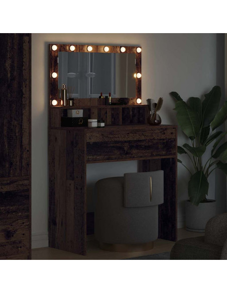 Tavoli da Trucco per Camera da Letto con cassetto Legno vecchio