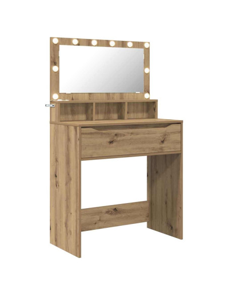 Tavoli da Trucco per Camera da Letto Rovere artigianale