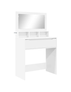 Tavoli da Trucco per Camera da Letto Bianco 80 x 39,6 x 135 cm 2