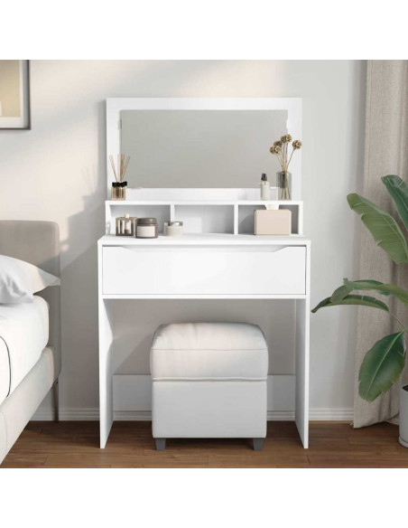 Tavoli da Trucco per Camera da Letto Bianco 80 x 39,6 x 135 cm