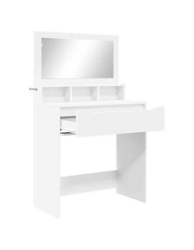 Tavoli da Trucco per Camera da Letto Bianco 80 x 39,6 x 135 cm