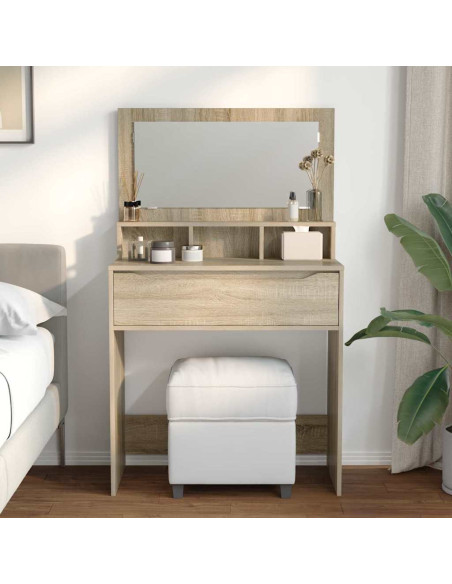 Tavoli da Trucco per Camera da Letto con cassetto Rovere Sonoma