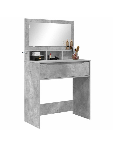 Tavoli da Trucco per Camera da Letto Grigio cemento