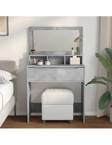 Tavoli da Trucco per Camera da Letto Grigio cemento