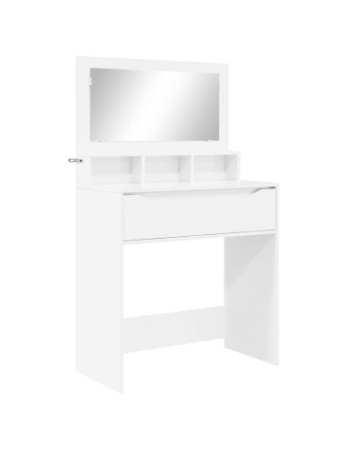 Tavoli da Trucco per Camera da Letto con cassetto Bianco Lucido