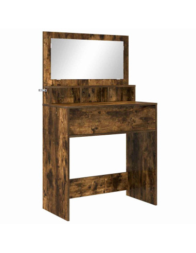 Tavoli da Trucco per Camera da Letto con cassetto Rovere fumé