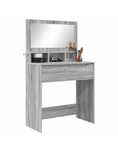 Tavoli da Trucco per Camera da Letto con cassetto Grigio Sonoma