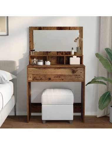 Tavoli da Trucco per Camera da Letto con cassetto Legno vecchio