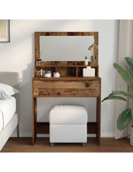 Tavoli da Trucco per Camera da Letto con cassetto Legno vecchio