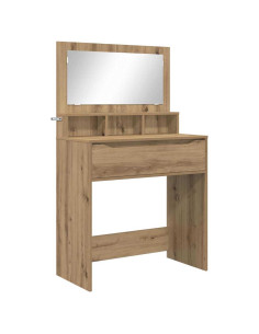 Tavoli da Trucco per Camera da Letto Rovere artigianale 2