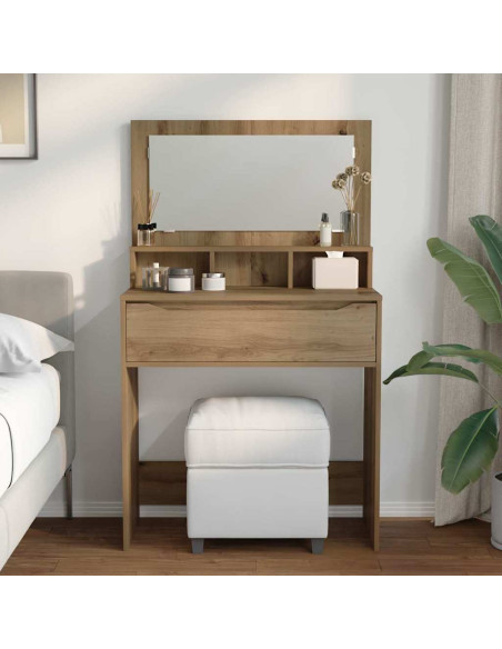 Tavoli da Trucco per Camera da Letto Rovere artigianale