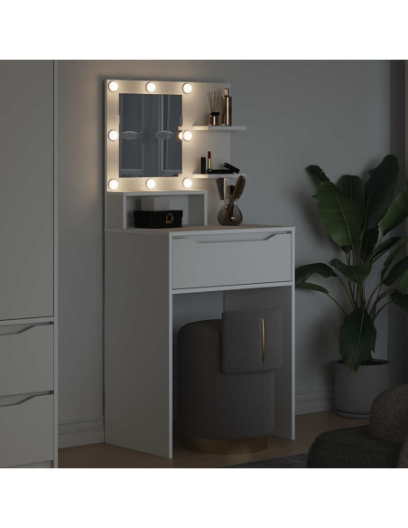 Tavoli da Trucco per Camera da Letto Bianco 80 x 39,6 x 135 cm