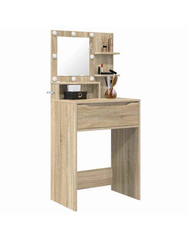 Tavoli da Trucco per Camera da Letto con cassetto Rovere Sonoma