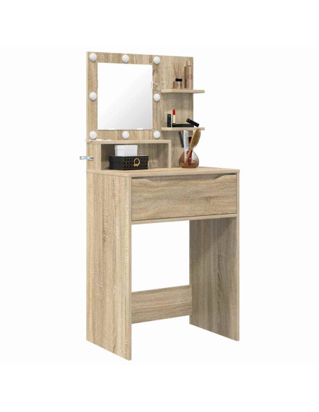 Tavoli da Trucco per Camera da Letto con cassetto Rovere Sonoma